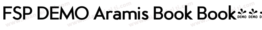FSP DEMO Aramis Book Book字体转换